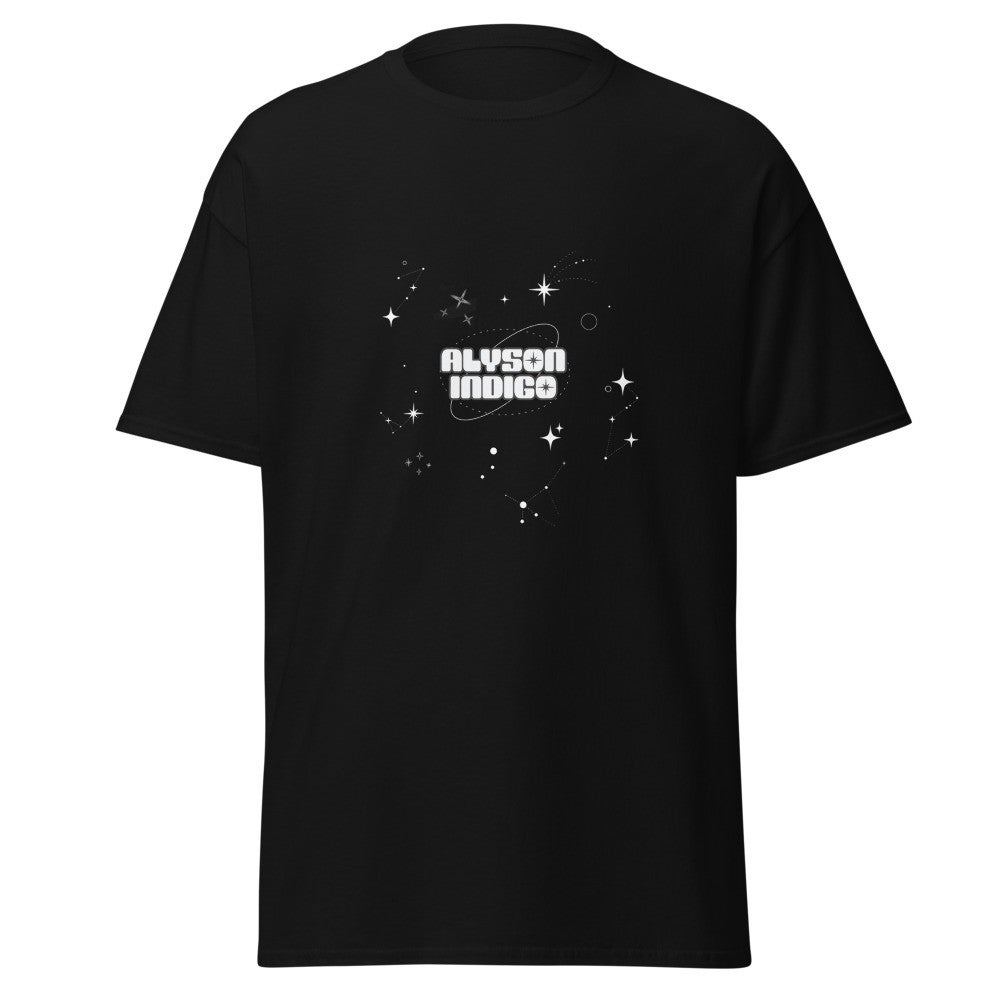 Black Alyson Indigo Tee